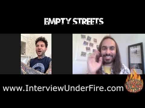 interview under fire aaron thompson small hands empty streets interview