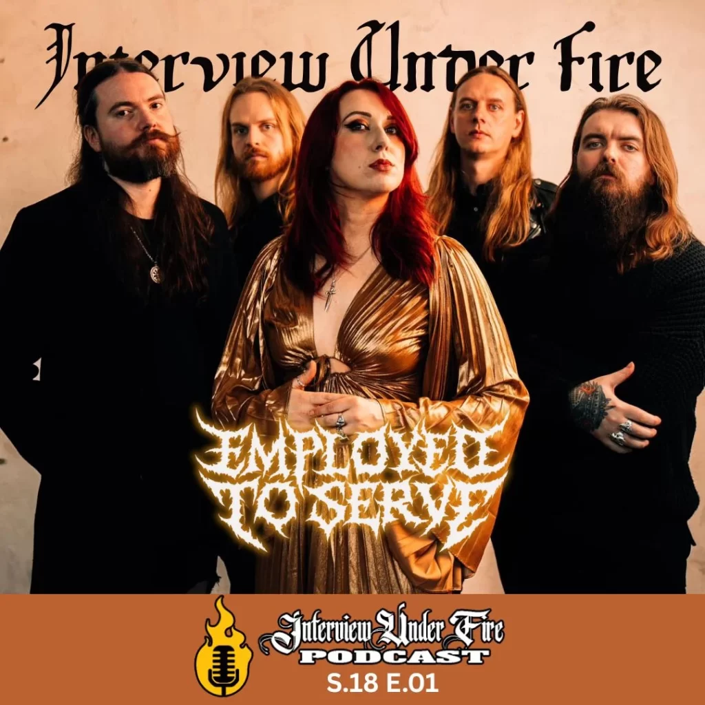 interview under fire podcast s18 e01 justine jones and sammy urwin of employed to serve